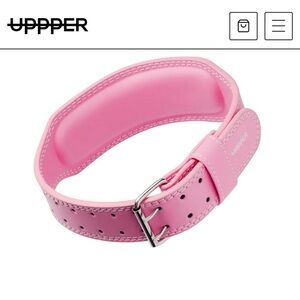 Upper Pink Weightlifting Belt
